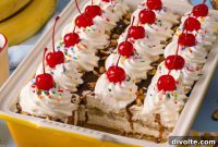 Banana Split Cake Delight