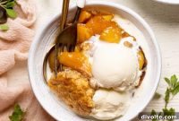 Canned Peach Cobbler
