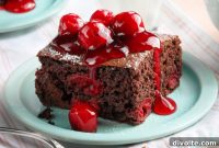 Decadent Chocolate Cherry Cake