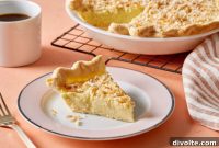Velvety Coconut Custard Pie