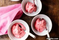 Luscious Strawberry Sorbet