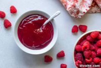 Luscious Homemade Raspberry Drizzle