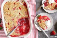 Easy Rhubarb Dump Cake