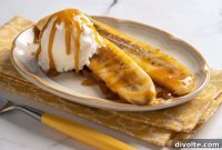 Decadent Rum Banana Flambé