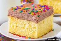 Perfectly Moist Yellow Cake