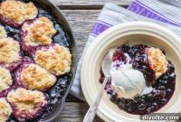 Homemade Black Raspberry Cobbler