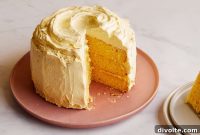Bright Mandarin Orange Cake