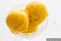 Refreshing Mango Sorbet