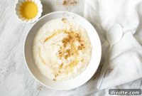 Effortless Creamy Slow Cooker Rice Pudding