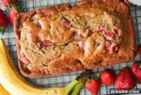 Strawberry Banana Nut Bread Delight