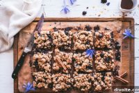 Buttery Blueberry Crumb Bars