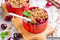 Sweet Summer Cherry Crisp