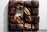 Fudgy Banana Brownies