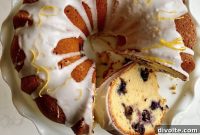 Perfect Blueberry Pound Cake