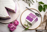 Vibrant Ube Macapuno Cake