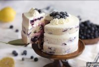 Luscious Lemon Blueberry Cake