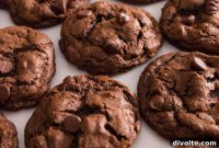 Decadent Double Chocolate Chip Cookies