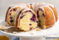 Ultimate Blueberry Lemon Pound Cake