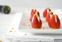 Decadent Stuffed Strawberries