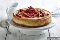 Sweet-Tart Rhubarb Cheesecake Bliss