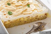 Dreamy Banana Pudding Poke Cake