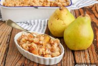 Warm Spiced Pear Crisp
