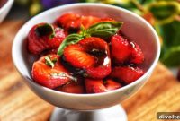 Sweet and Tangy Balsamic Strawberries