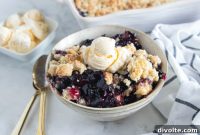 Golden Blueberry Crunch