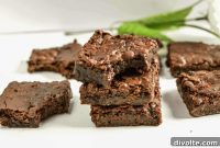 Deceptively Delicious Black Bean Brownies