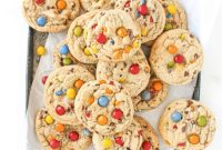 Homemade M&M Cookie Delights