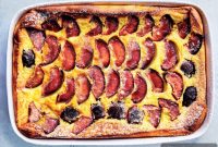 Sweet Plum Clafouti Bake