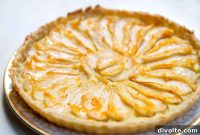 Flaky Golden Pear Tart