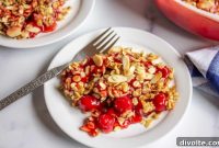 Golden Cherry Almond Crisp