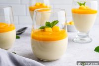 Luscious Mango Panna Cotta