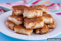 Golden Churro Cheesecake Bars