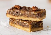 Golden Maple Pecan Bars