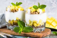 Refreshing Tropical Fruit Parfait