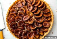Golden Plum Tart Delight