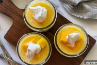 Creamy Tropical Mango Pudding