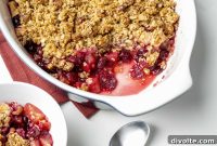 Sweet and Tart Apple Cranberry Crisp