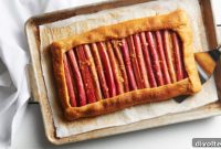 Sweet & Tangy Rhubarb Tart