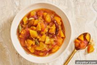 Sweet and Tangy Peach Chutney