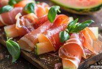 Refreshing Melon Prosciutto Bites