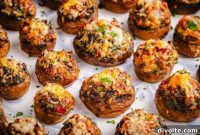 Delicious Stuffed Mushrooms
