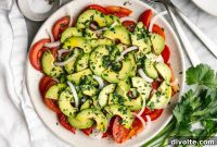 Vibrant Avocado Tomato Salad