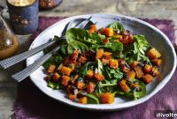 Sweet & Savory Butternut Squash Salad