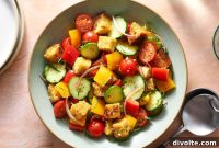 Rustic Panzanella Bread Salad Recipe