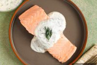 Salmon with Dill Sauce