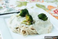 Creamy Vegan Broccoli Alfredo