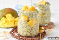 Tropical Mango Coconut Chia Pudding